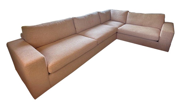 2pc Wide Arm Big Easy Sectional